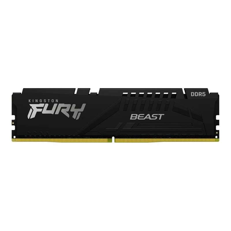 Kingston FURY Beast 128GB DDR5 XMP DIMM Memory Module Black KF552C40BBK4-128