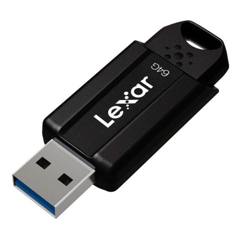 Lexar Jumpdrive S80 64GB USB 3.1 Flash Drive Black LJDS080064G-BNBNG