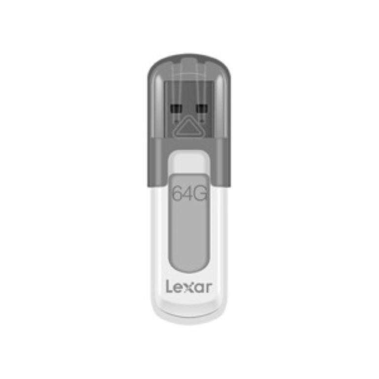 Lexar JumpDrive V100 64GB USB Flash Drive Grey LJDV100-64GABGY