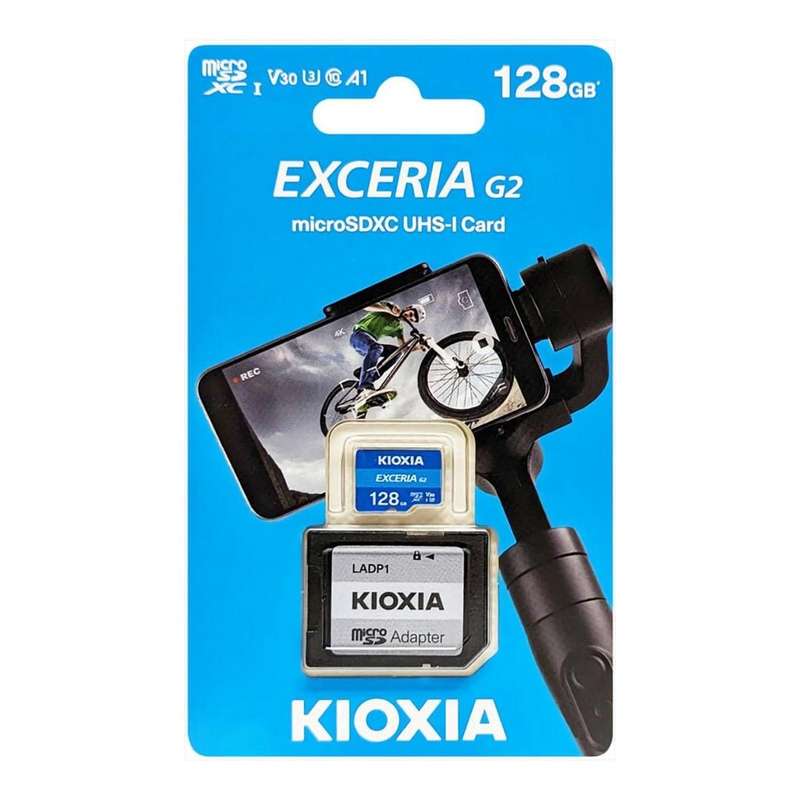 Kioxia EXCERIA G2 128GB MicroSD Memory Card LMEX2L128GG2