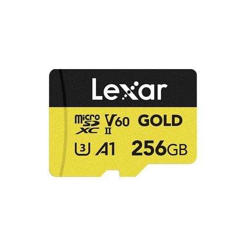 Lexar Professional GOLD 256GB MicroSDXC Memory Card LMSGOLD256G-BNNNG