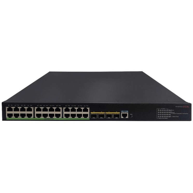 H3C S5170 24-port GbE PoE+ Managed Switch with 4x SFP+ Ports LS-5170-28S-HPWR-EI-GL