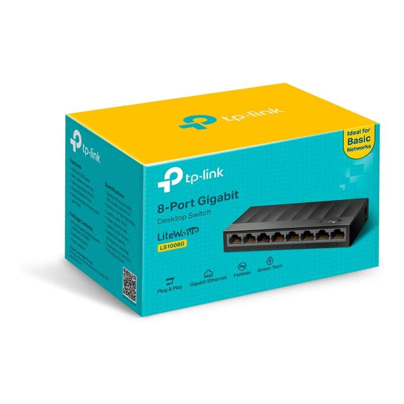TP-Link LiteWave LS1008G 8-port GbE Desktop Unmanaged Switch