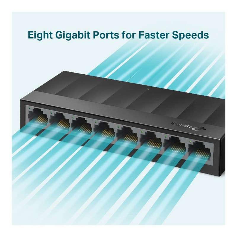 TP-Link LiteWave LS1008G 8-port GbE Desktop Unmanaged Switch