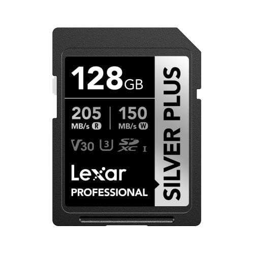 Lexar Professional SILVER PLUS 128GB SDXC Memory Card LSDSIPL128G-BNNNG