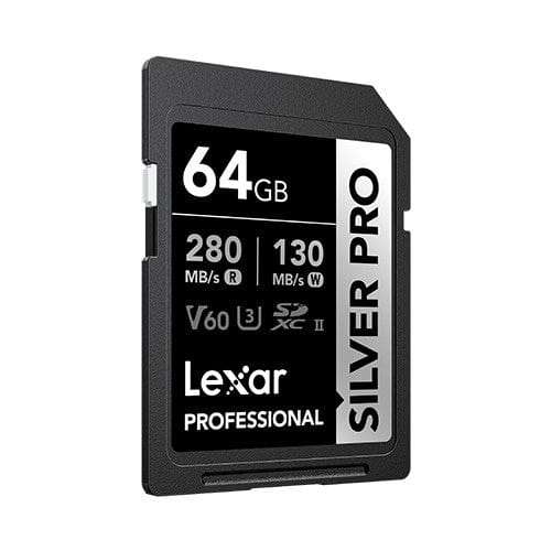 Lexar Professional SILVER PRO 64GB SDXC Memory Card LSDSIPR064G-BNNNG