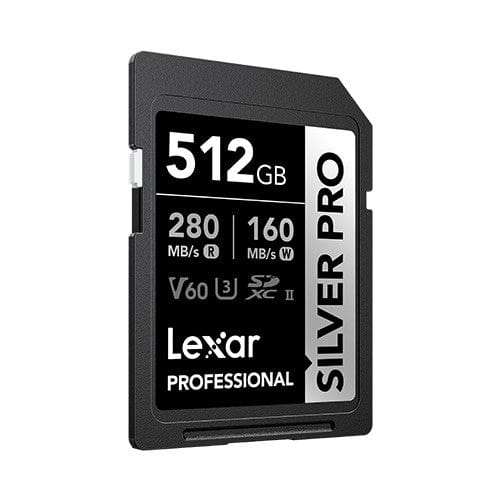 Lexar Professional SILVER PRO 512GB SDXC Memory Card LSDSIPR512G-BNNNG