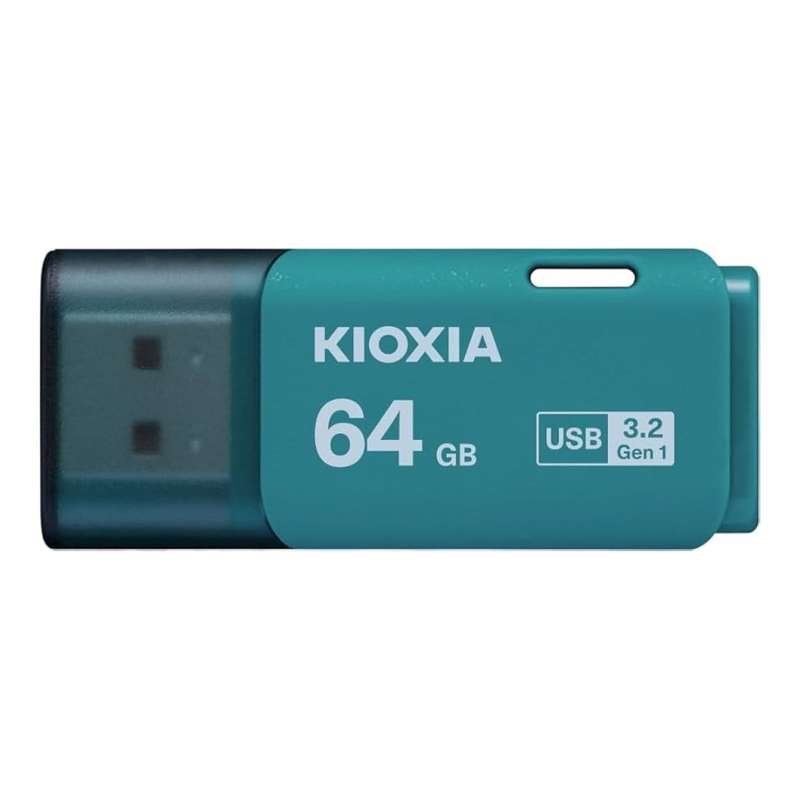 Kioxia TransMemory U301 64GB Type-A Flash Drive Light Blue LU301L064GG4
