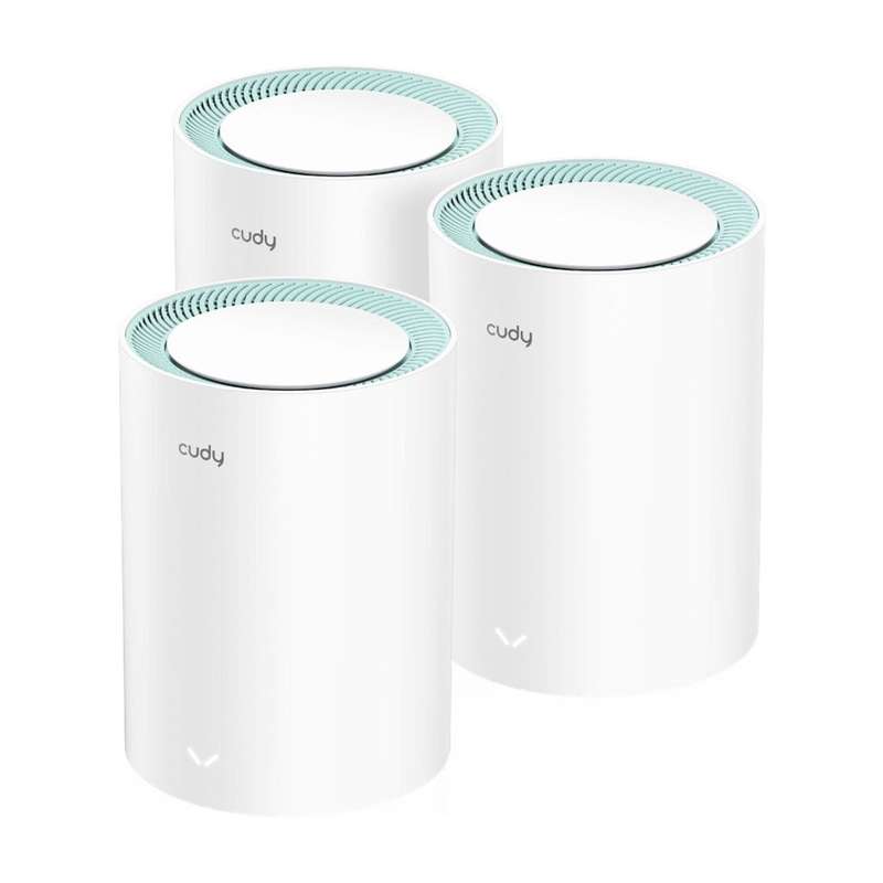Cudy M1300(3-pack) AC1200 Gigabit Dual-Band Whole Home Mesh Wi-Fi 5 System