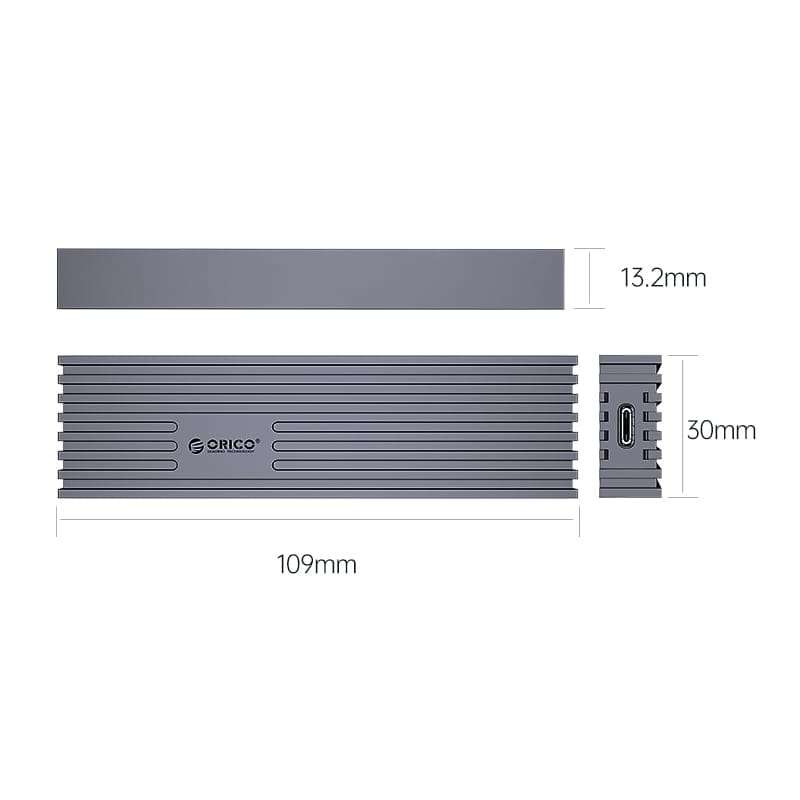 Orico M.2Type-C External SSD EnclosureM231C3-GY-BP