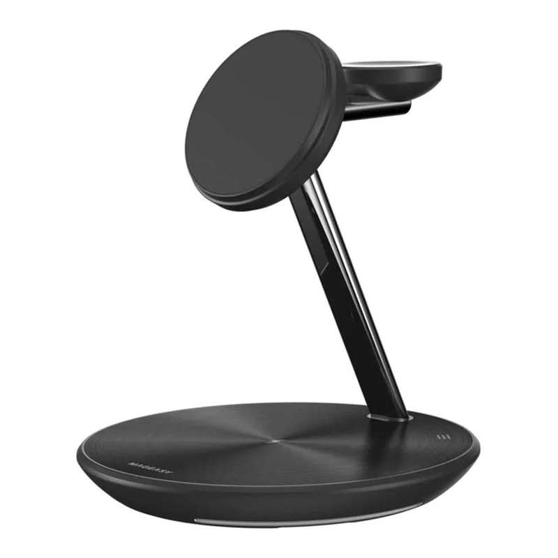 MagEasy PowerStation 5-in-1 Magnetic Wireless Charging Stand Black MAAIWA130BK22