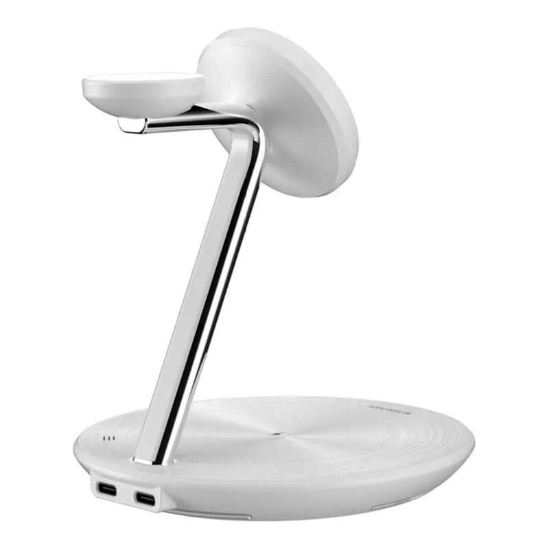 MagEasy PowerStation 5-in-1 Magnetic Wireless Charging Stand White MAAIWA130WH22