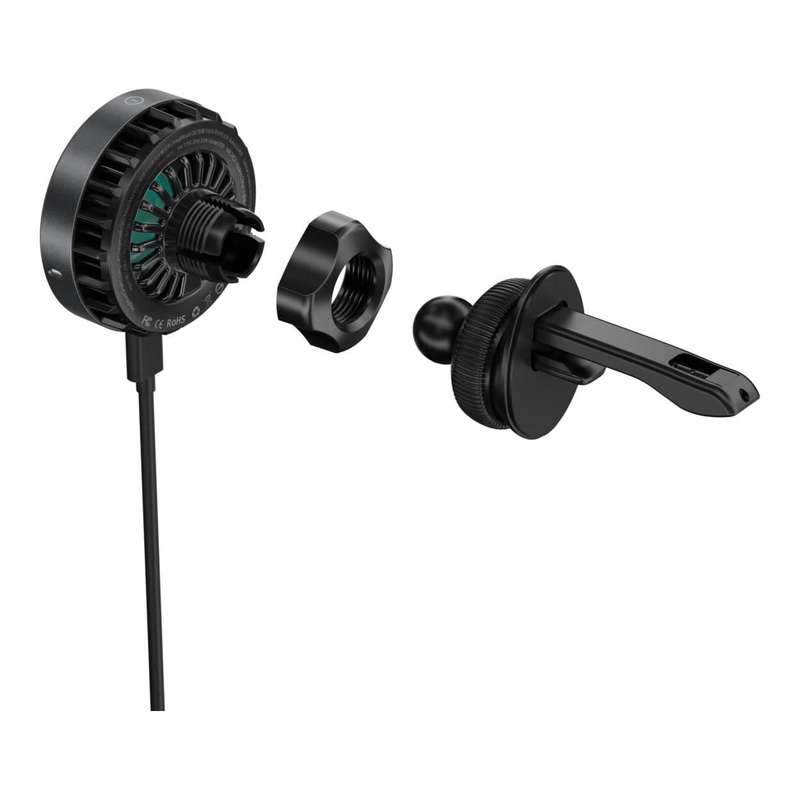 MagEasy MagMount 15W Qi2 Smart Cooling Car Charger Grey MAAIWA283SG24