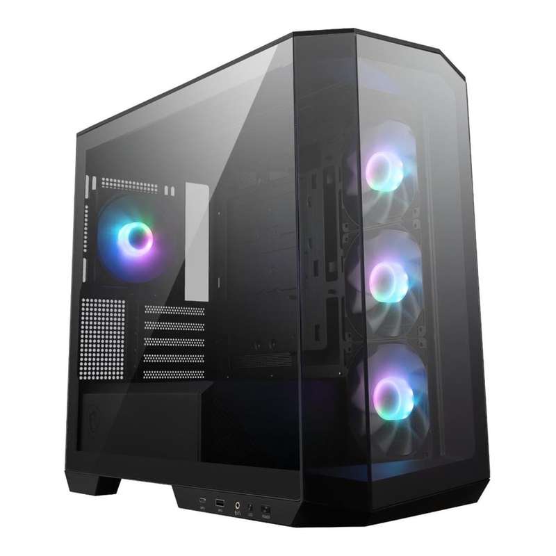 MSI MAG PANO M100R PZ Micro Tower PC Case Black