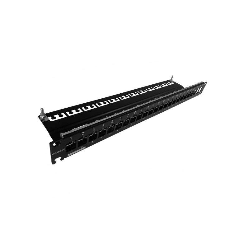 Corning 19-inch 1U Everon Copper VOL Patch Panel MAXCSV-02408-C001