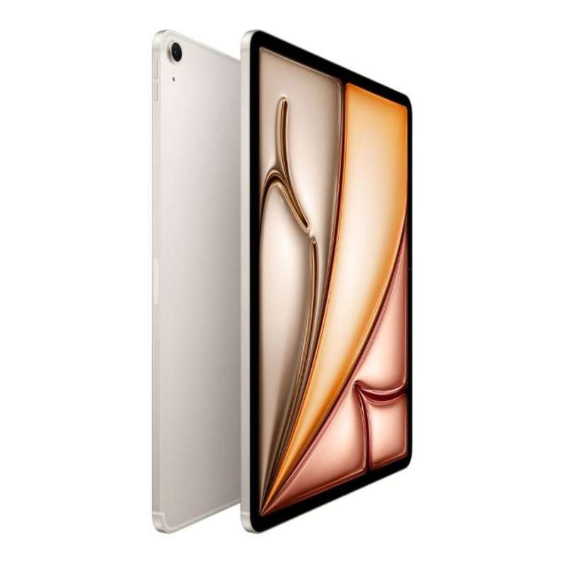 Apple iPad Air 13-inch Tablet - Apple M3 128GB ROM 8GB RAM Wi-Fi LTE iPadOS 18 Starlight MCJ34QA/A
