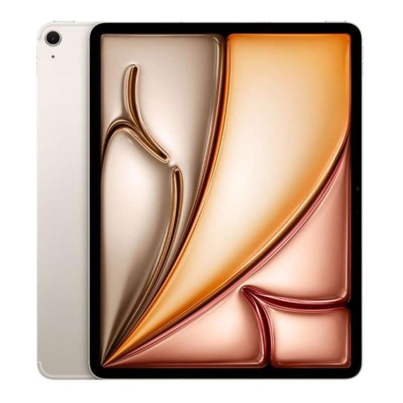 Apple iPad Air 13-inch Tablet - Apple M3 128GB ROM 8GB RAM Wi-Fi LTE iPadOS 18 Starlight MCJ34QA/A