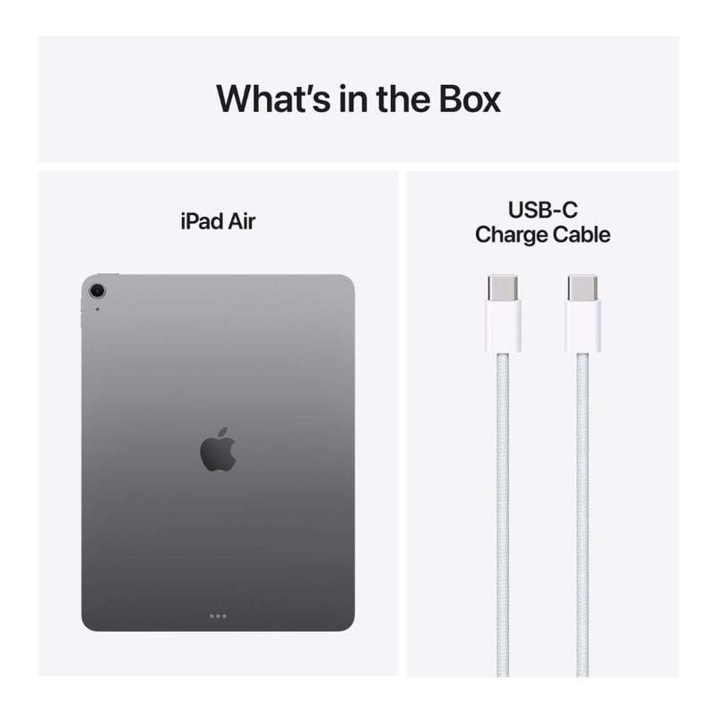 Apple iPad Air 13-inch Tablet - Apple M3 512GB ROM 8GB RAM Wi-Fi iPadOS 18 Space Grey MCNT4QA/A