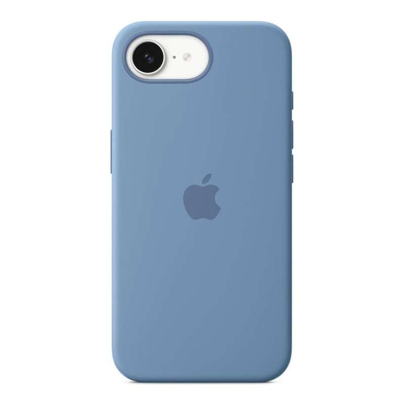 Apple iPhone 16e Winter Blue Silicone Case MD3Q4ZM/A