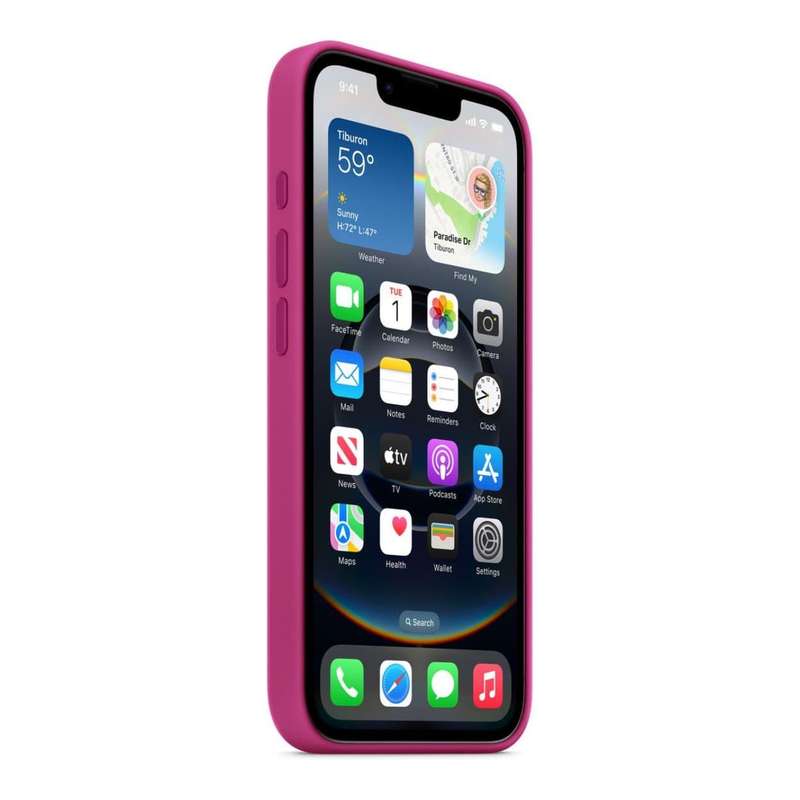 Apple iPhone 16e Fuchsia Silicone Case MD3W4ZM/A