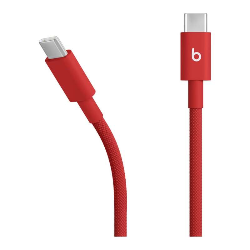 Beats by Dr. Dre 1.5m USB-C Woven Cable - Rapid Red MDGF4EE/A