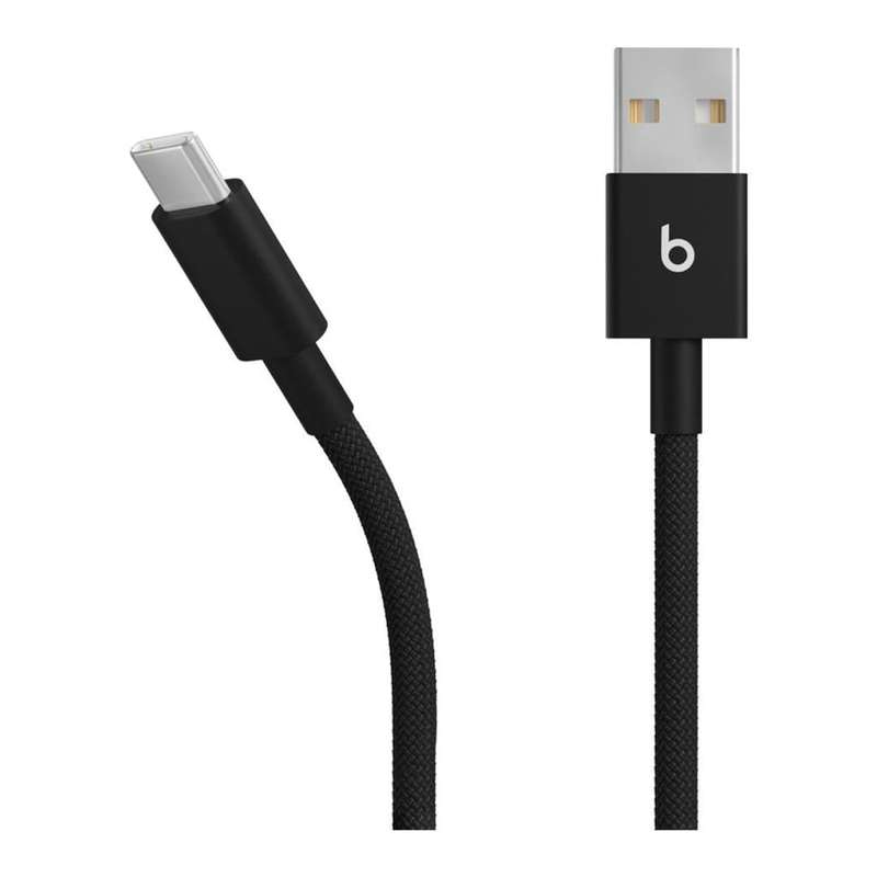 Beats by Dre 1.5m USB-A to USB-C Woven Cables 2-pack Bolt Black MDGH4EE/A