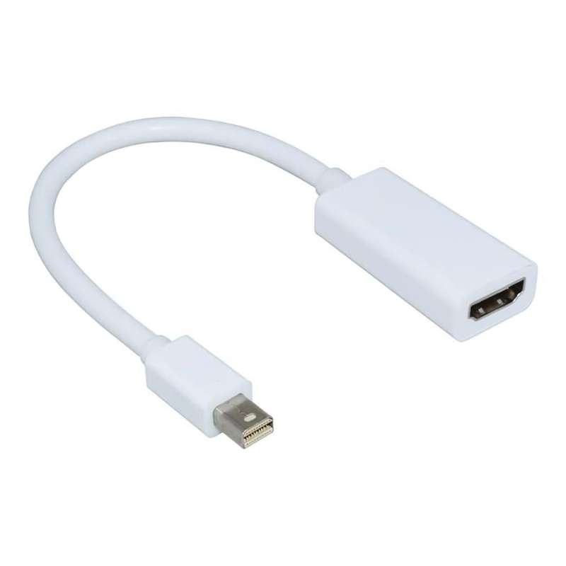 Mecer 15cm Mini-Display Port M to HDMI F Adapter MDPHD-15
