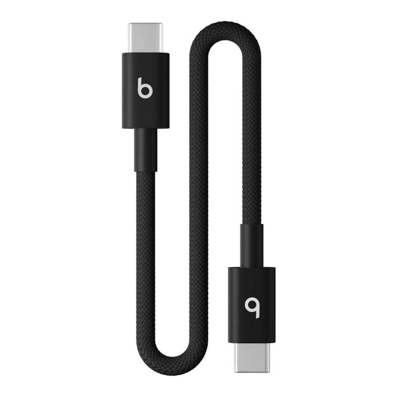 Beats 20cm USB-C Woven Short Cable - Bolt Black MEQ94EE/A
