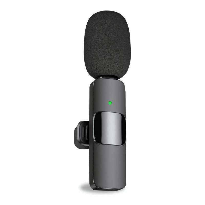 Tuff-Luv Wireless USB-C Lavalier Lapel Microphone Black MF1190