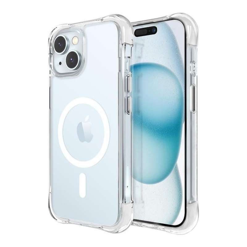 Tuff-Luv MF2623 Gel Case with Magsafe Support for iPhone 15 Clear