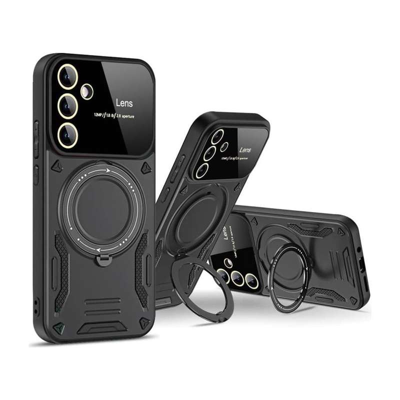 Tuff-Luv Rugged Case with Stand for Samsung Galaxy A15 5G Black MF2807