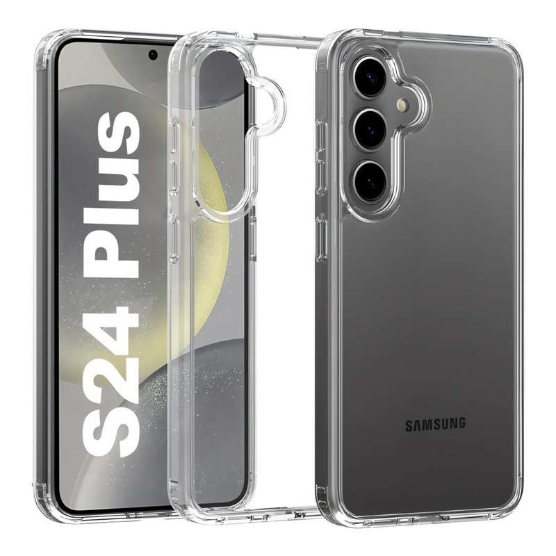Tuff-Luv Hard Shell Cover for Samsung Galaxy S24 Plus Clear MF2823
