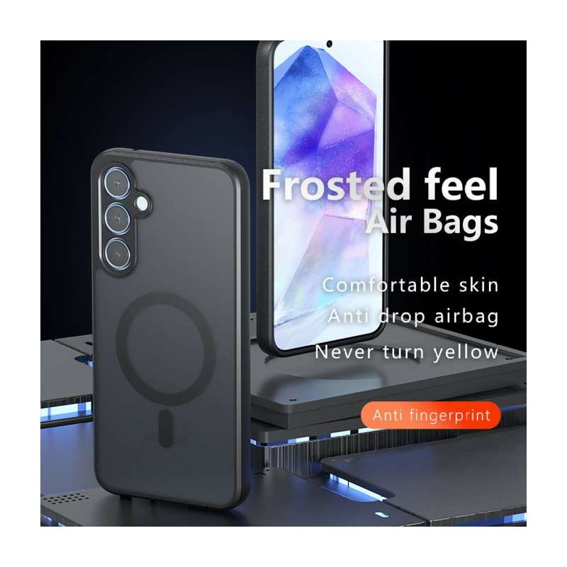 Tuff-Luv MagSafe Rugged Case for Samsung Galaxy A25 Black Clear MF3656