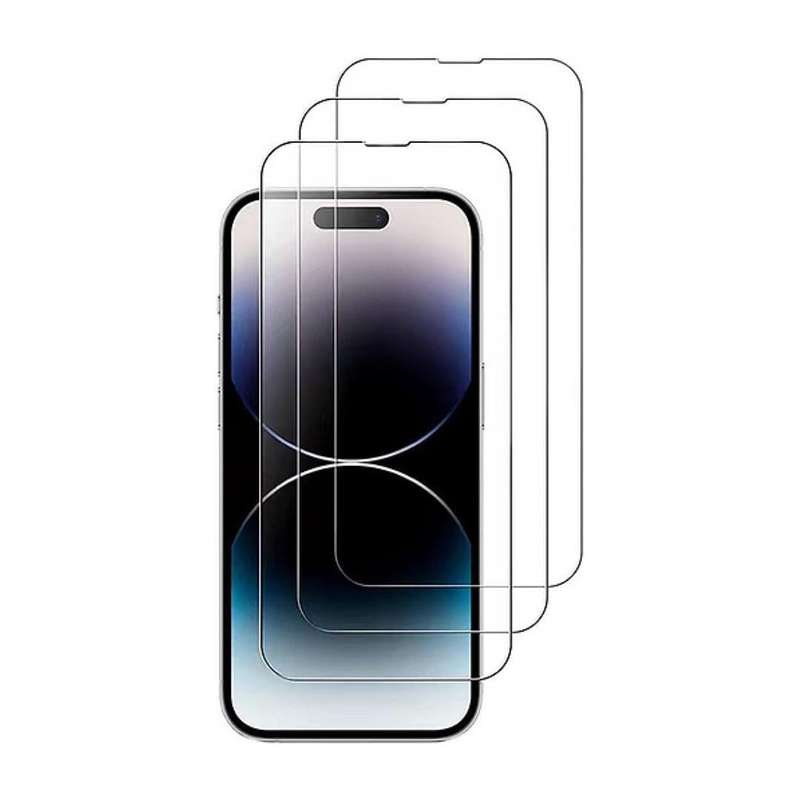 Tuff-Luv 2.5D Tempered Glass Screen Protector for Apple iPhone 16 Pro Clear MF3667