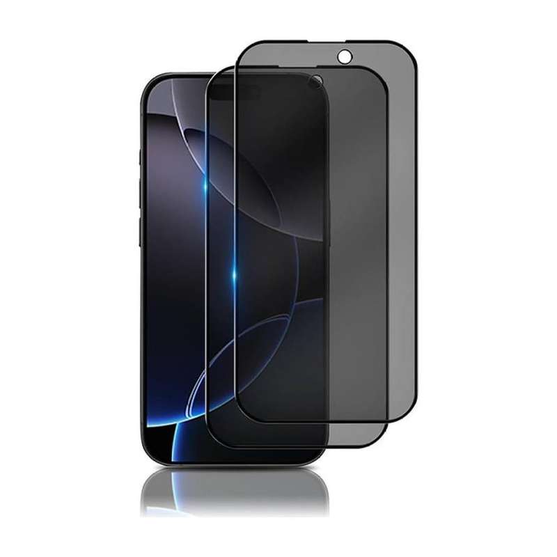 Tuff-Luv 2.5D Tempered Privacy Filter Glass for Apple iPhone 16 Pro Dark MF3671