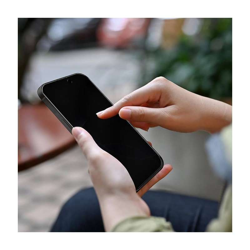 Tuff-Luv 2.5D Tempered Privacy Filter Glass for Apple iPhone 16 Pro Max Dark MF3673