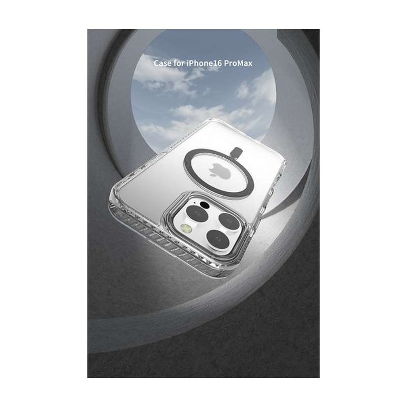 Tuff-Luv Tough Acrylic 2-Tone Magnetic MagSafe Case for Apple iPhone 16 Black MF3698