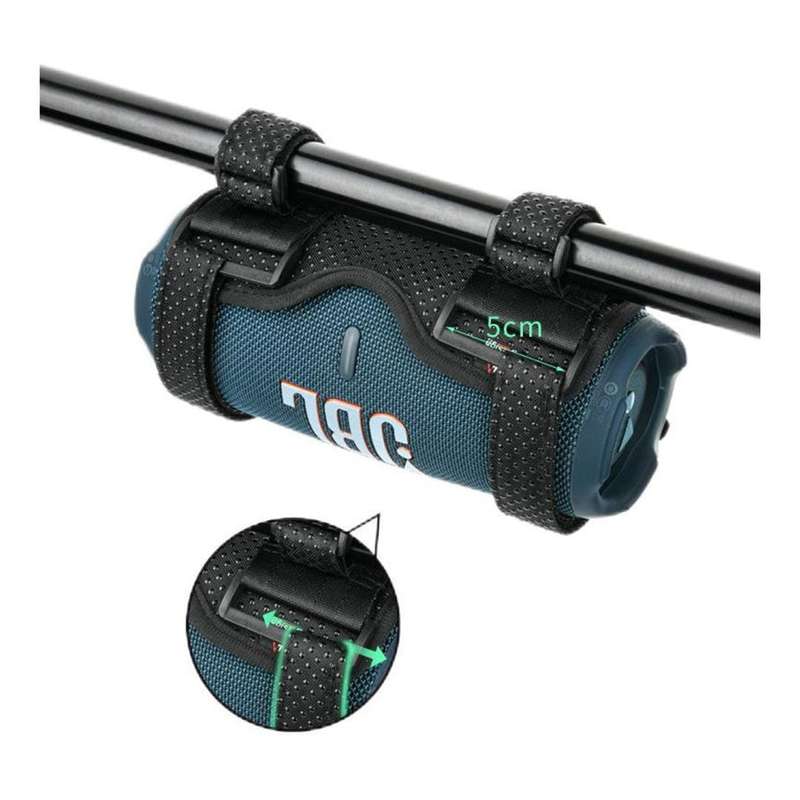 Tuff-Luv Universal Speaker Mount for Bike, Golf Cart, and Boat Railing Black MF3768