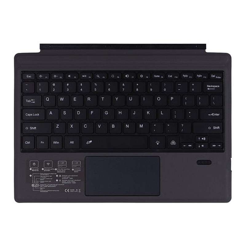Tuff-Luv Backlit Bluetooth Keyboard Case for Microsoft Surface Go Models Black MF3803