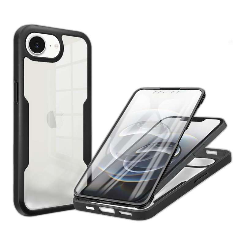 Tuff-Luv TPU Vault Case for iPhone 16e Black MF3872