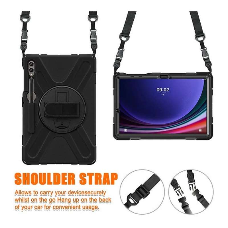 Tuff-Luv MF3944 13-inch Armour Jack Rugged Tablet Case Black