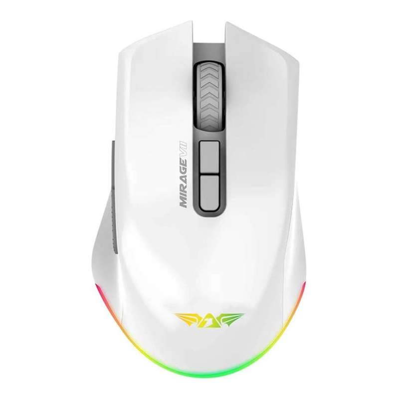Armaggeddon Mirage VII Bluetooth Wireless Gaming Mouse White MIRAGEVIIWHT
