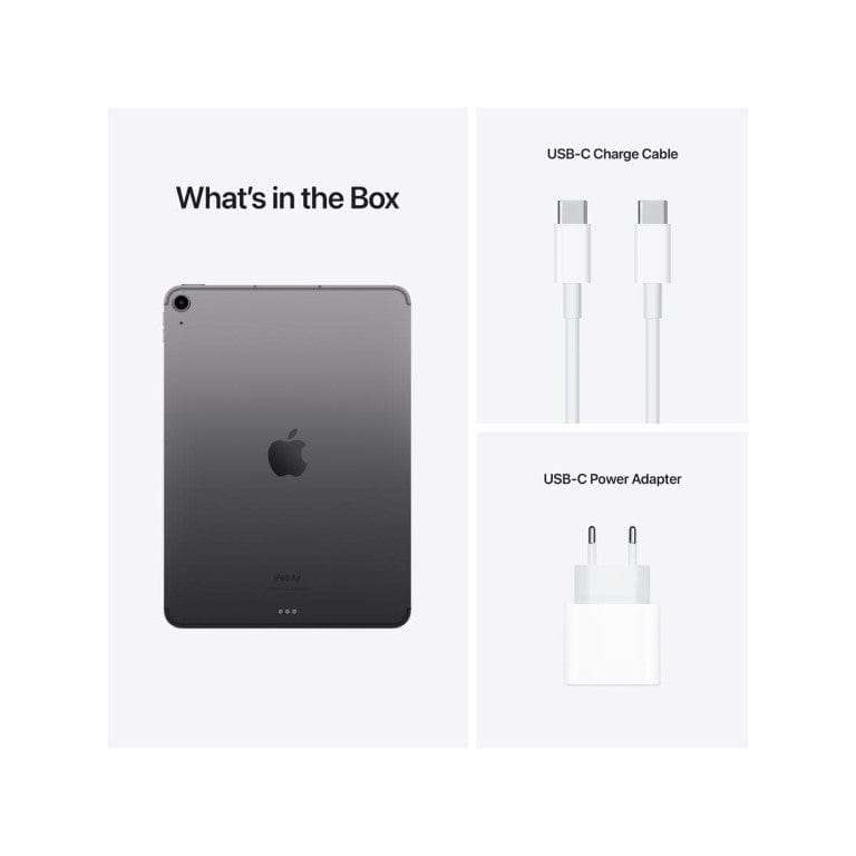 Apple iPad Air 10.9-inch Tablet - Apple M1 64GB ROM 5G iPadOS 15 Space Grey MM6R3HC/A