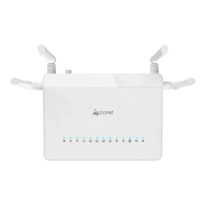 Acconet Wi-Fi 5 xPON 4-port Gigabit Wireless ONU/ONT Home Gateway Unit MP-X421RQ