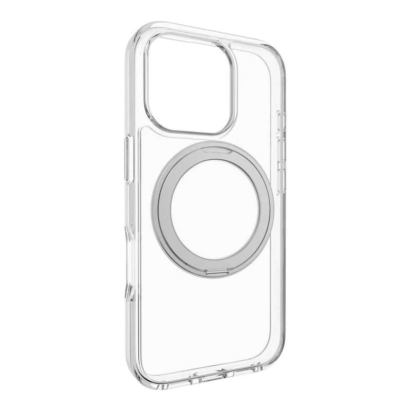 MagEasy MagStand 360 M Protective Phone Case for iPhone 16 Pro - Transparent