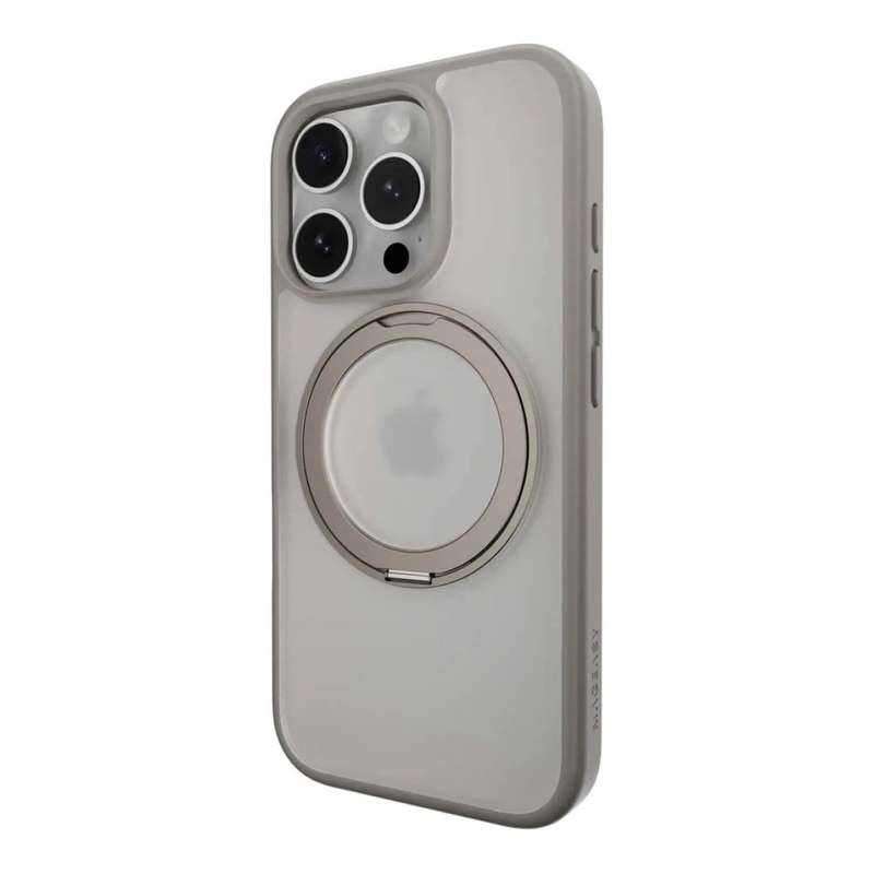 MagEasy MagStand 360 M Protective Phone Case for iPhone 16 Pro - Titanium MPH66P262TT24