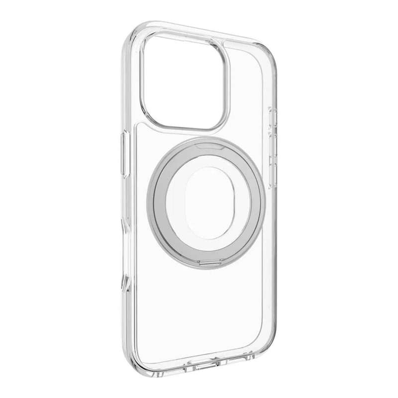 MagEasy MagStand 360 M Protective Phone Case for iPhone 16 Pro - Transparent