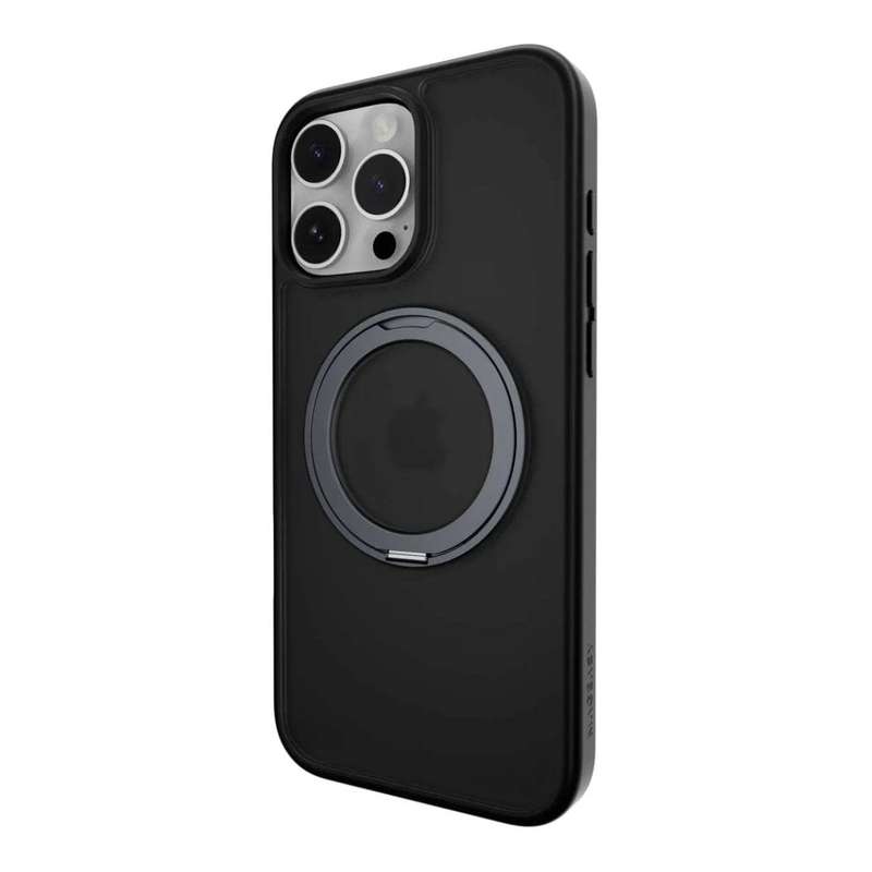 MagEasy MagStand 360 M Protective Phone Case for iPhone 16 Pro Max - Black MPH67P262BK24
