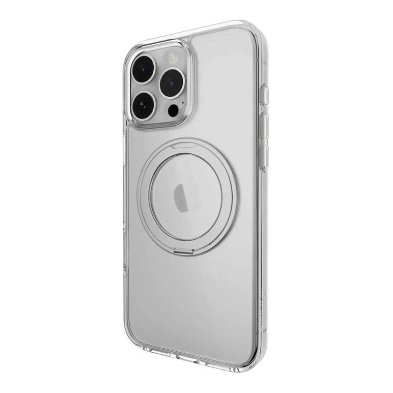 MagEasy MagStand 360 M Protective Phone Case for iPhone 16 Pro Max - Transparent