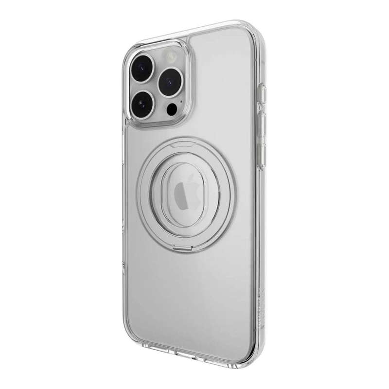 MagEasy MagStand 360 M Protective Phone Case for iPhone 16 Pro Max - Transparent